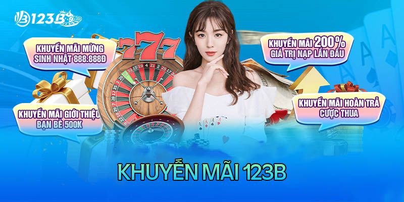 Khuyến mãi hấp dẫn tại 123B